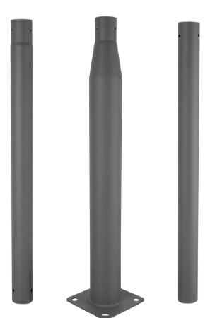 COLUMNA FAROLA 3M DESMONTABLE GRIS